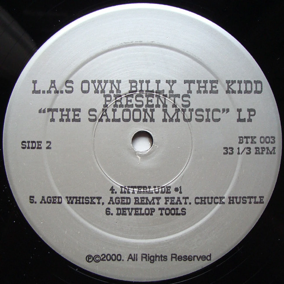 L.A.'s Own Billy The Kidd featuring Defari - L.A.s Own Billy The Kidd Presents... The Saloon Music LP