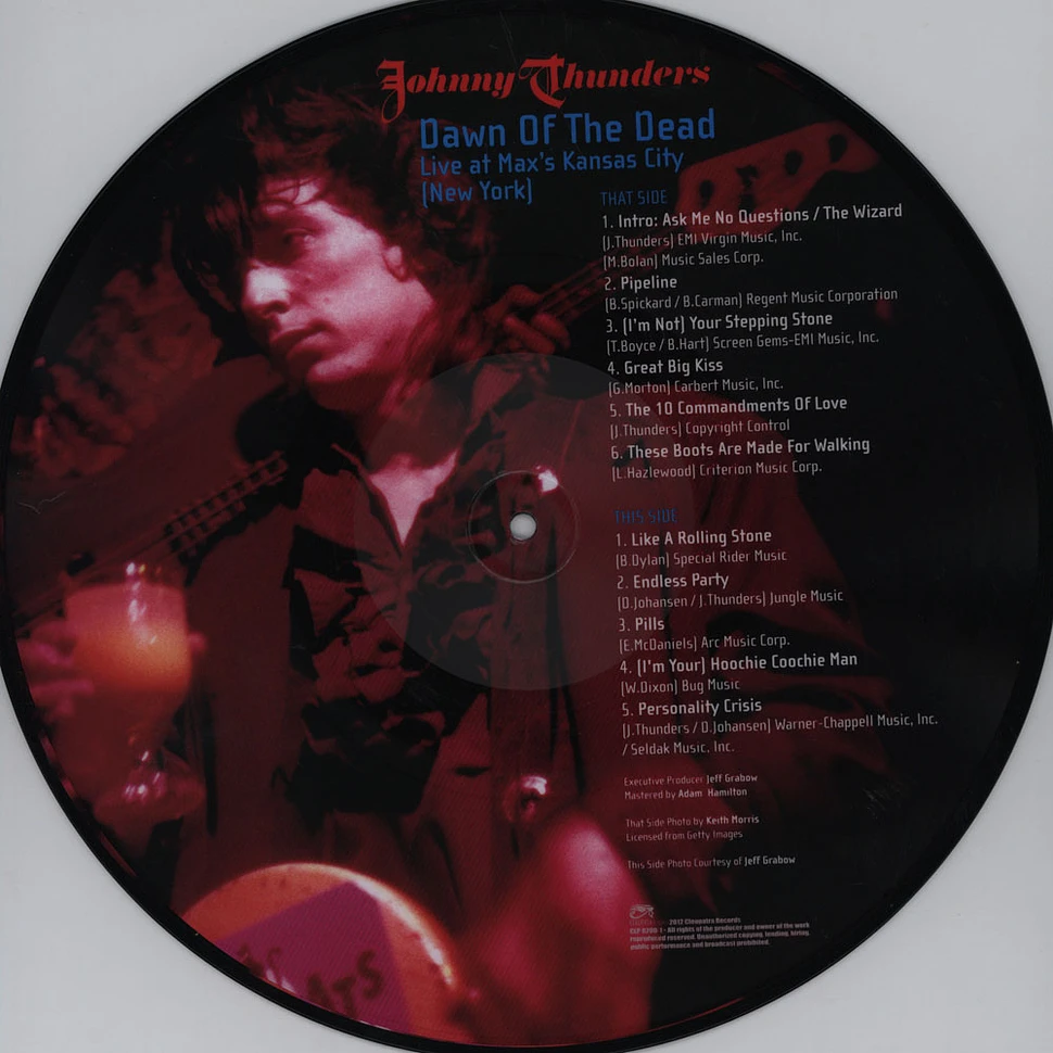 Johnny Thunders - Dawn Of The Dead: Live At Max's Kansas City