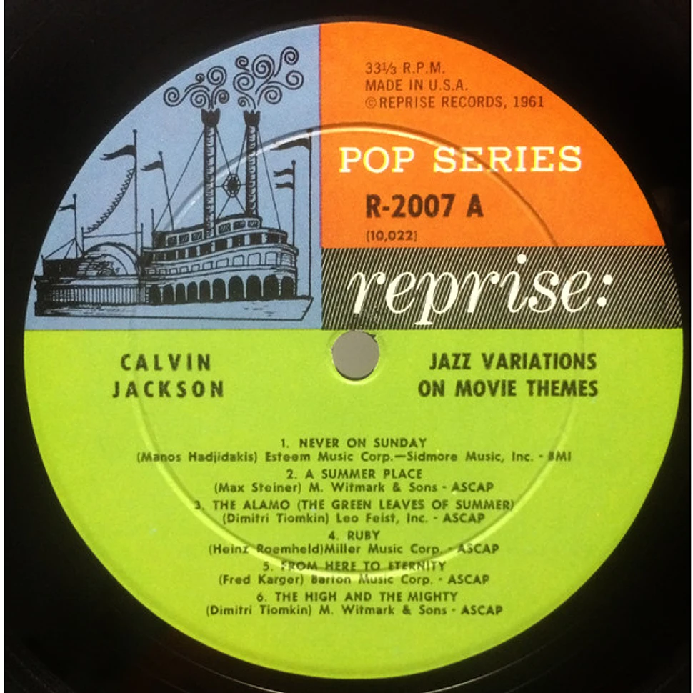 Calvin Jackson - Jazz Variations On Movie Themes