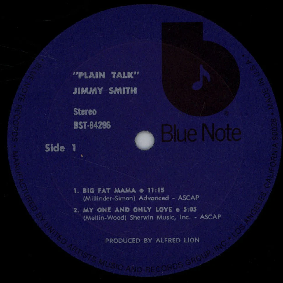 Jimmy Smith - Plain Talk