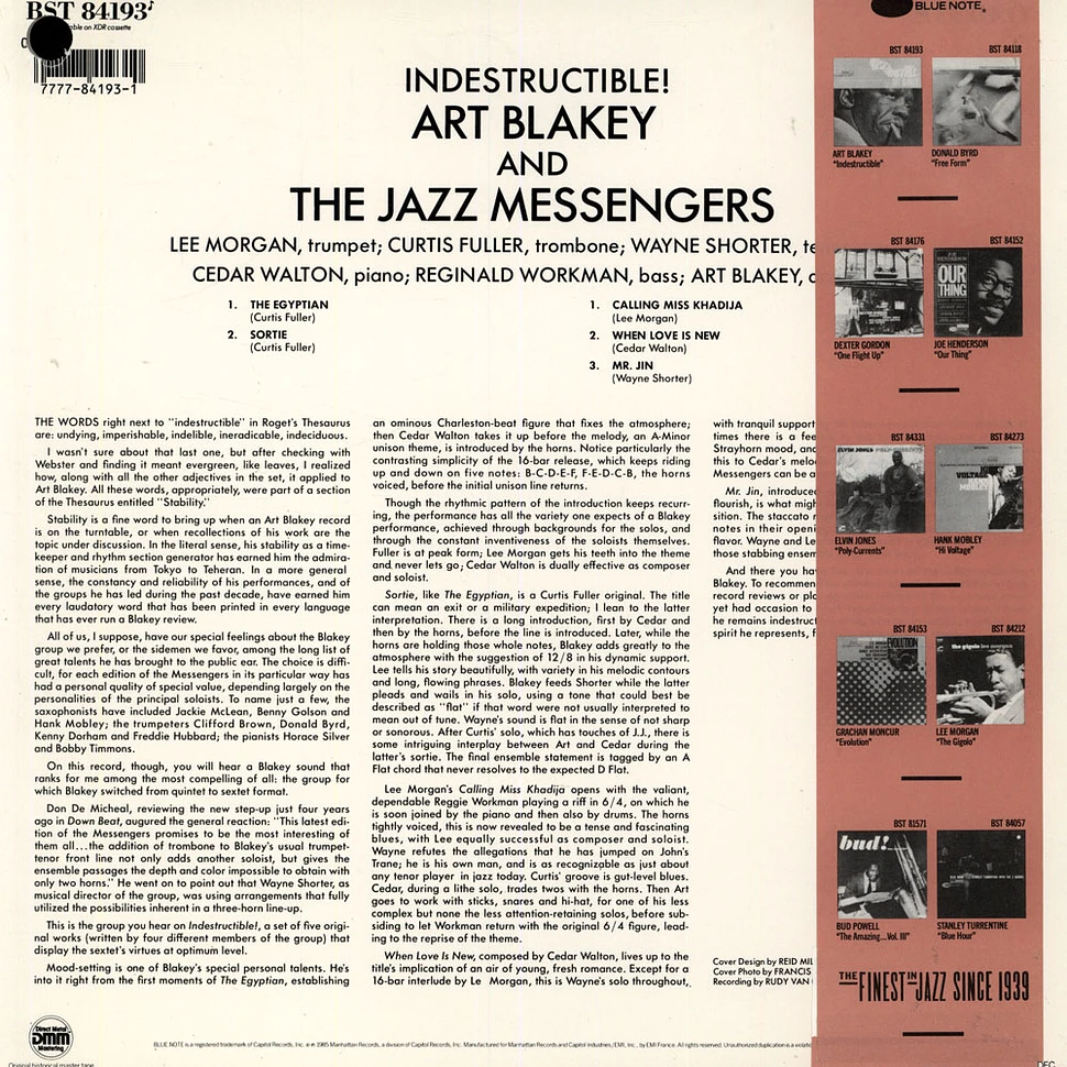 Art Blakey & The Jazz Messengers - Indestructible