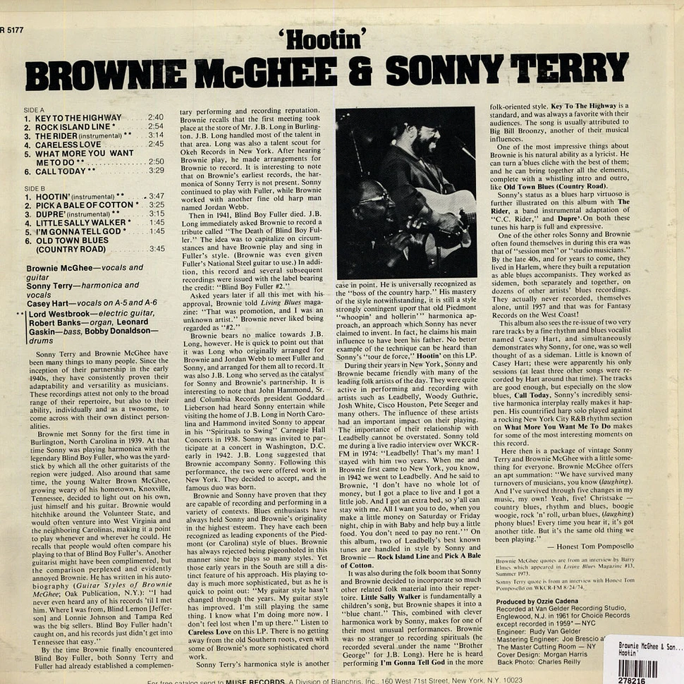 Brownie McGhee & Sonny Terry - Hootin'