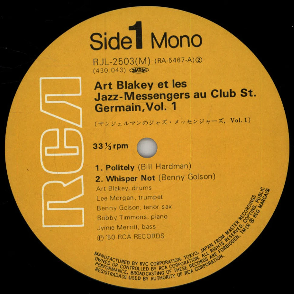 Art Blakey & The Jazz Messengers - Art Blakey & Les Jazz Messengers Au Club St. Germain Vol.1