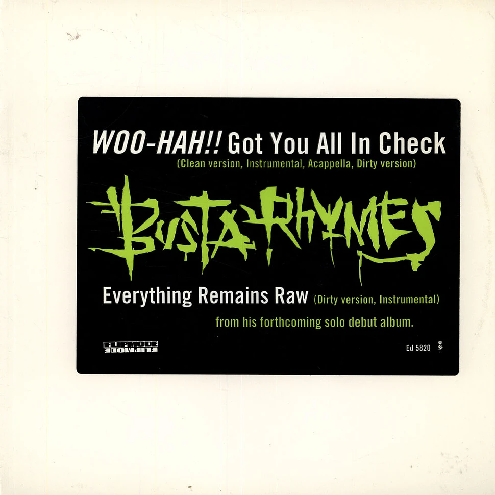 Busta Rhymes - Woo-Hah !!Got you all in check