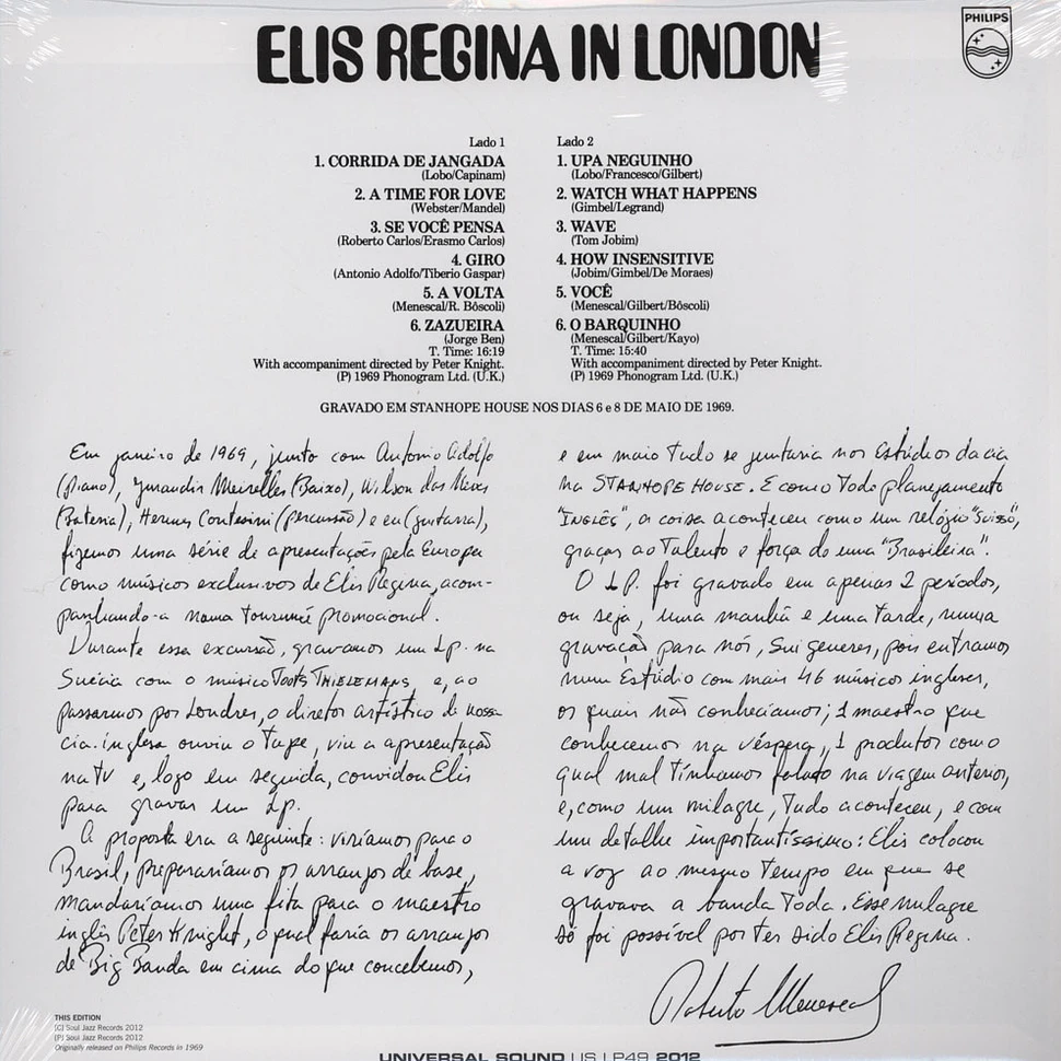 Elis Regina - Elis Regina in London