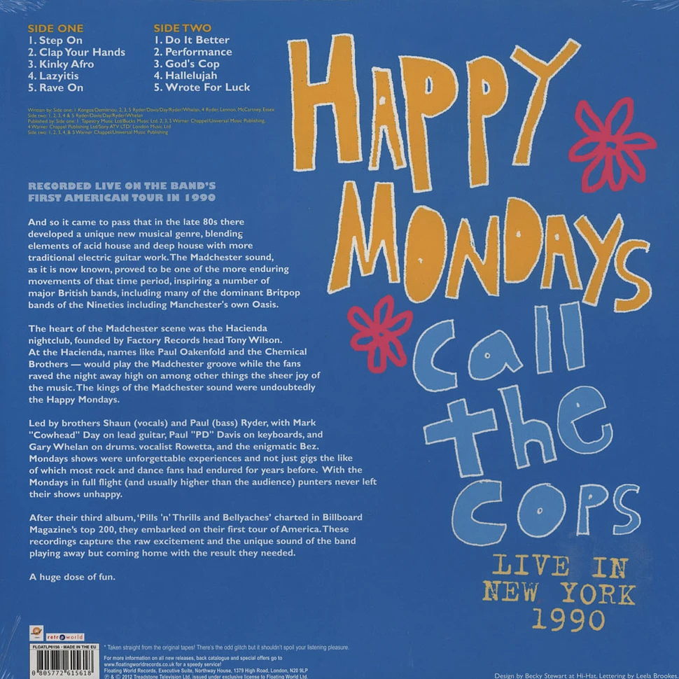Happy Mondays - Call The Cops: Live In New York 1990