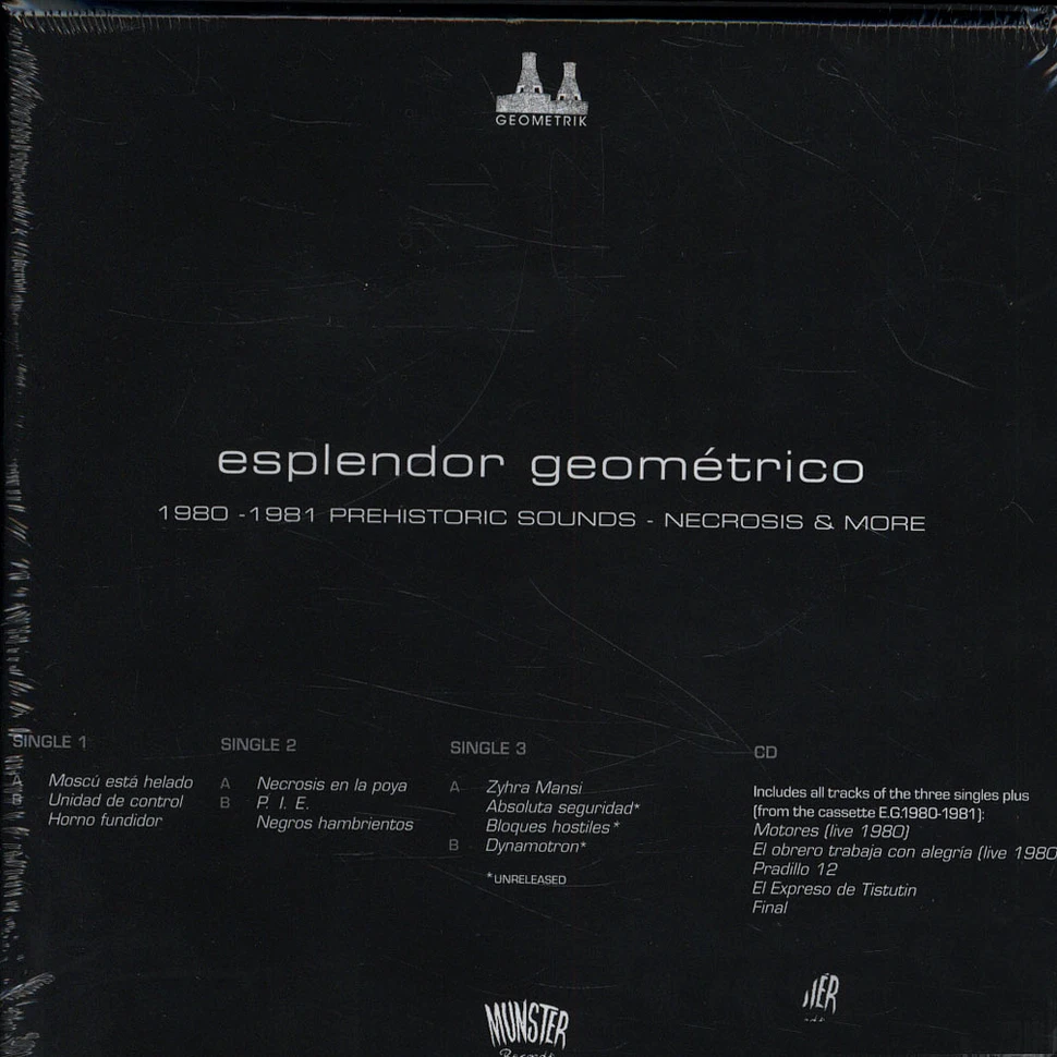 Esplendor Geometrico - 1980-81 Prehistoric Sounds 3x7"+CD