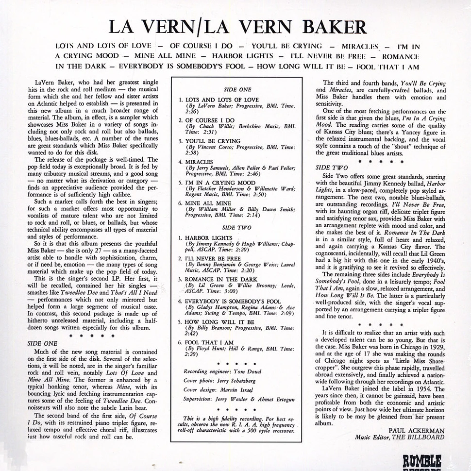 LaVern Baker - La Vern