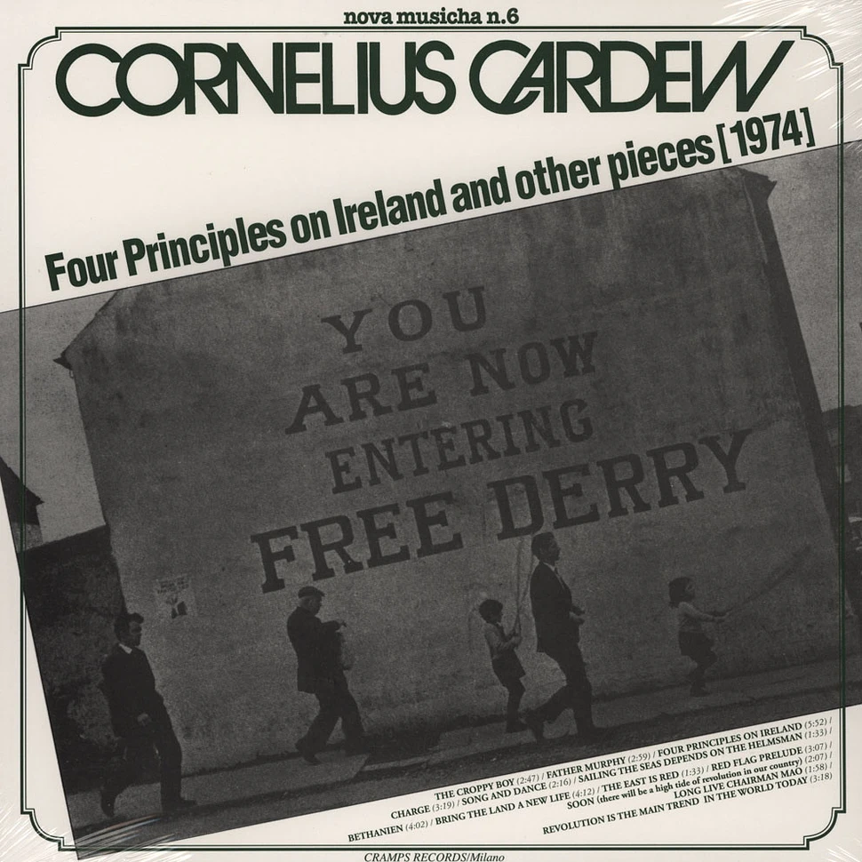 Cornelius Cardew - Nova Musicha N° 6: Four Principles On Ireland And Other Pieces