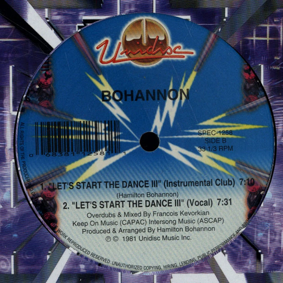 Bohannon - Let's start 2 dance again