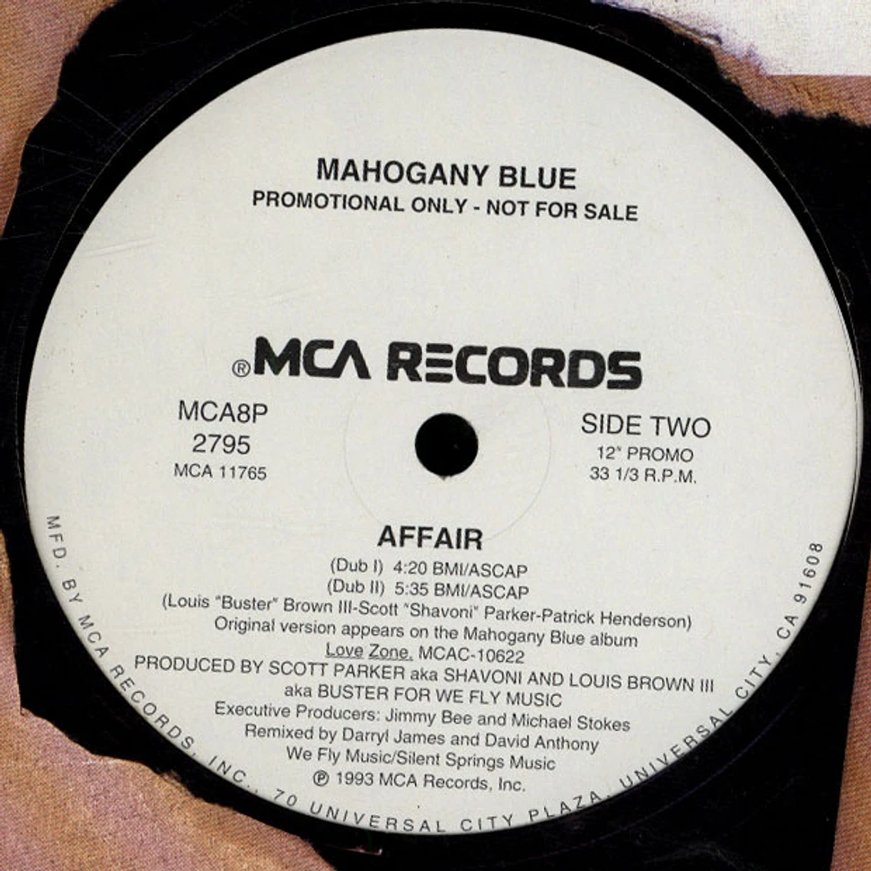Mahogany Blue - Affair