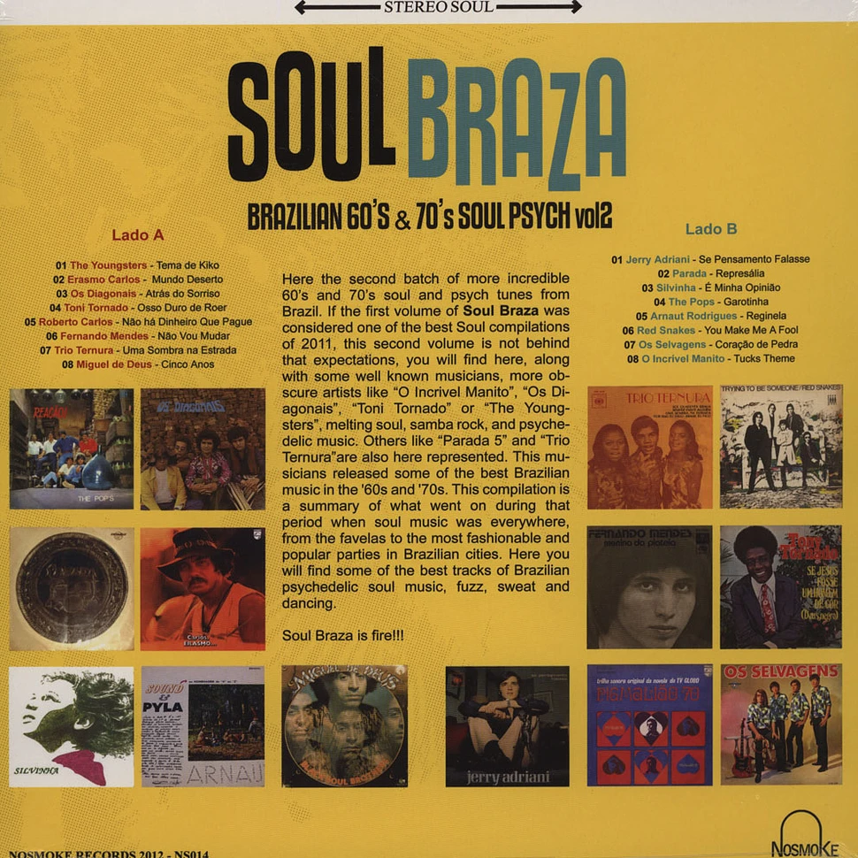 V.A. - Soul Braza - Brazilian 60’S & 70’S Soul Psych Volume 2