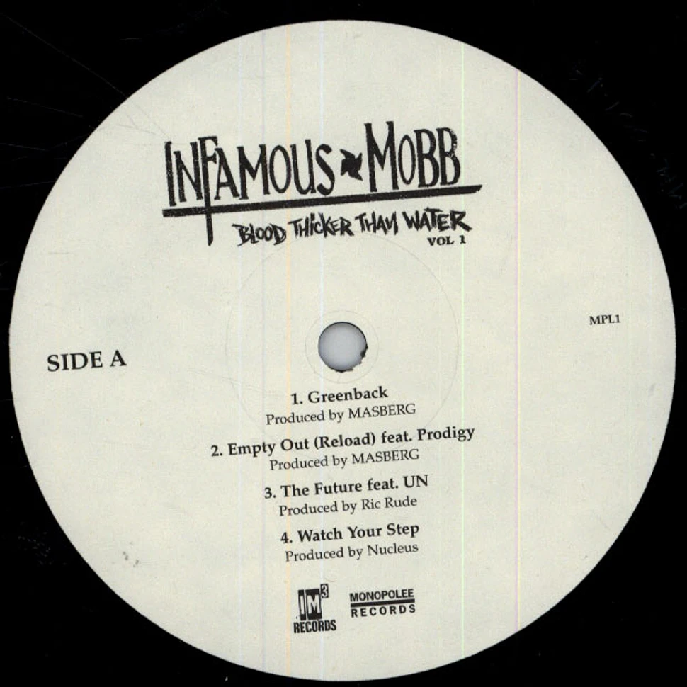 Infamous Mobb - Blood Thicker Than Water, Vol. 1