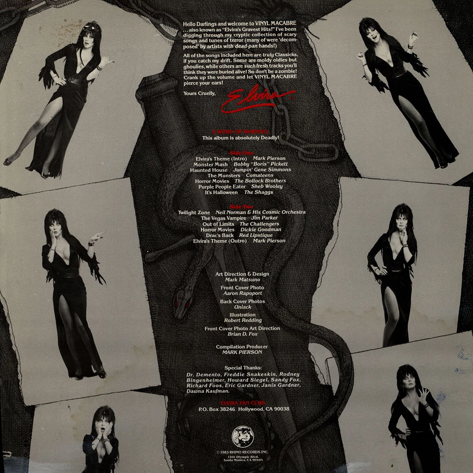 V.A. - Elvira Presents Vinyl Macabre-Oldies But Ghoulies (Vol. 1)