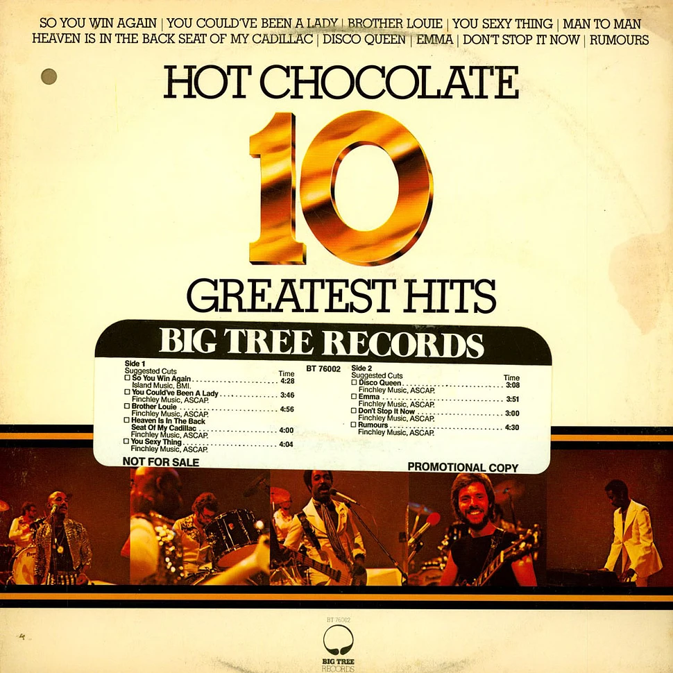 Hot Chocolate - 10 Greatest Hits