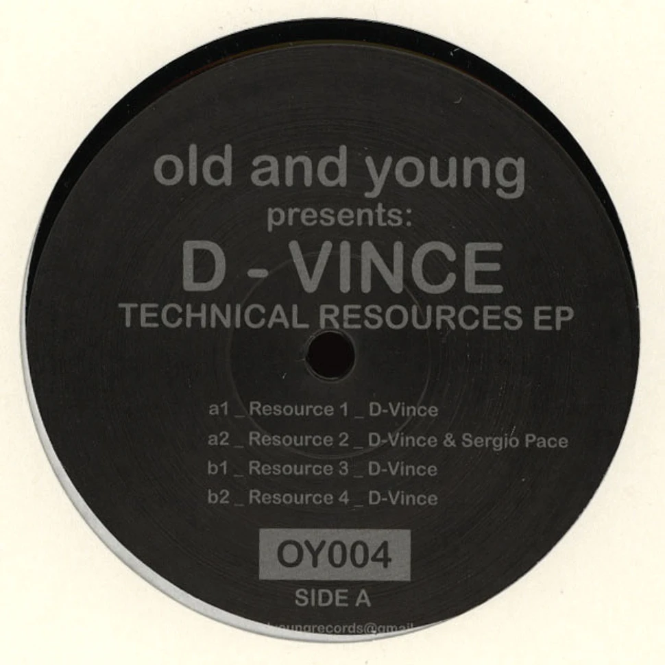 D-Vince - Technical Resources