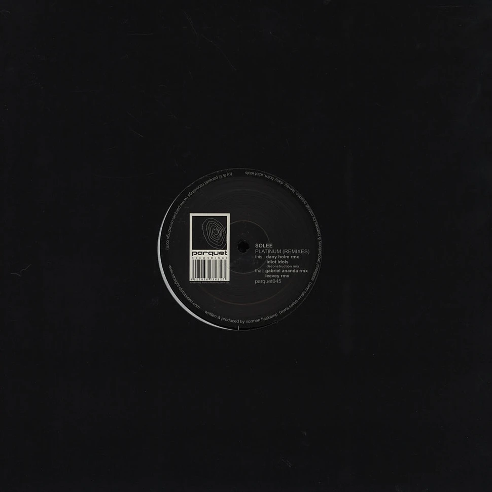Solee - Platinum (Remixes)