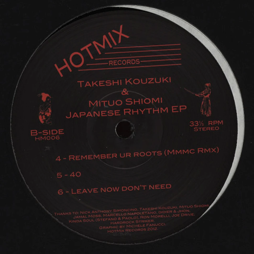 Takeshi Kouzuki & Mituo Shiomi - Japanese Rhythm EP