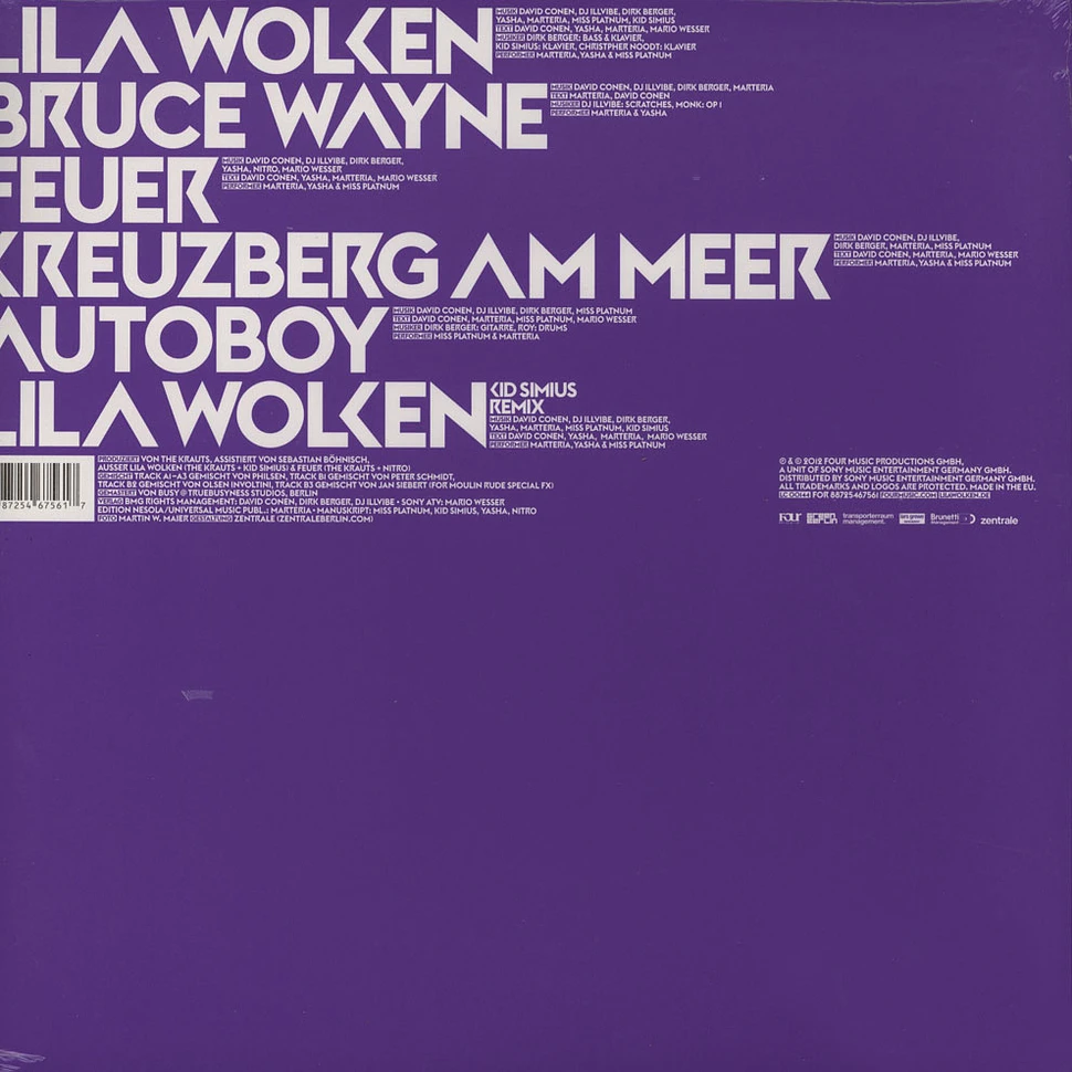 Marteria, Yasha & Miss Platnum - Lila Wolken EP