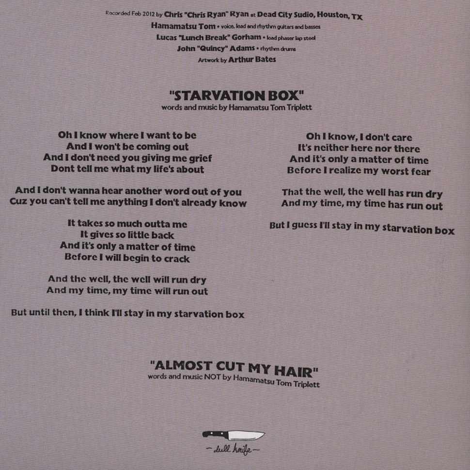 Hamamatsu Tom - Starvation Box