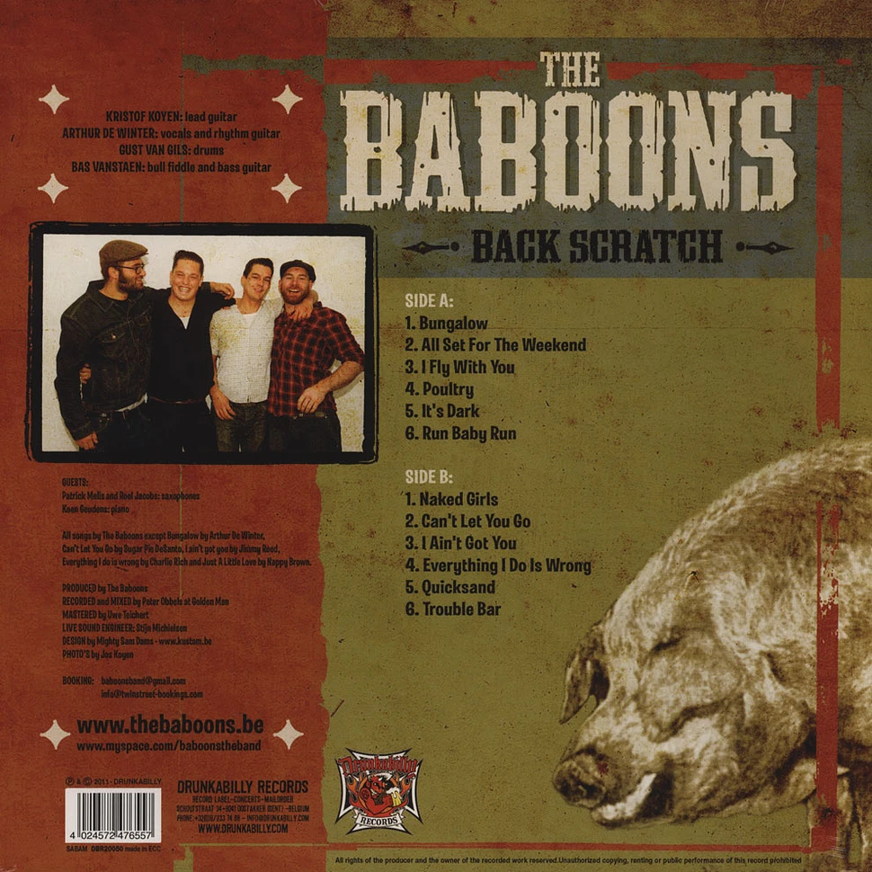 Baboons - Back Scratch