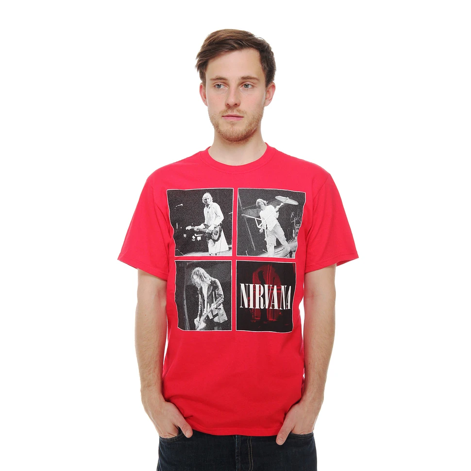 Nirvana - Square Logo T-Shirt