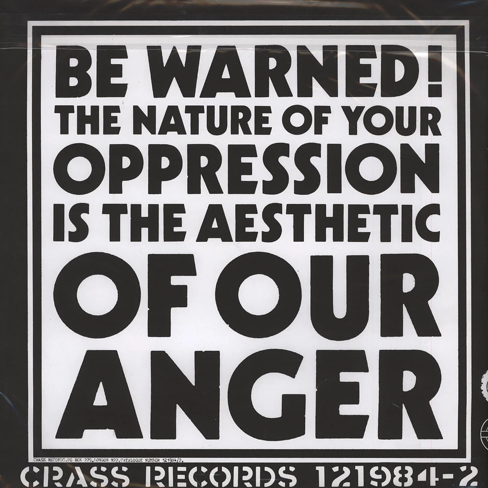 Crass - Yes Sir I Will
