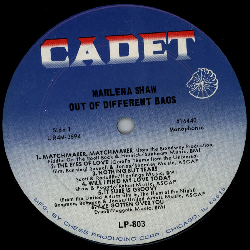 Marlena Shaw - Out Of Different Bags