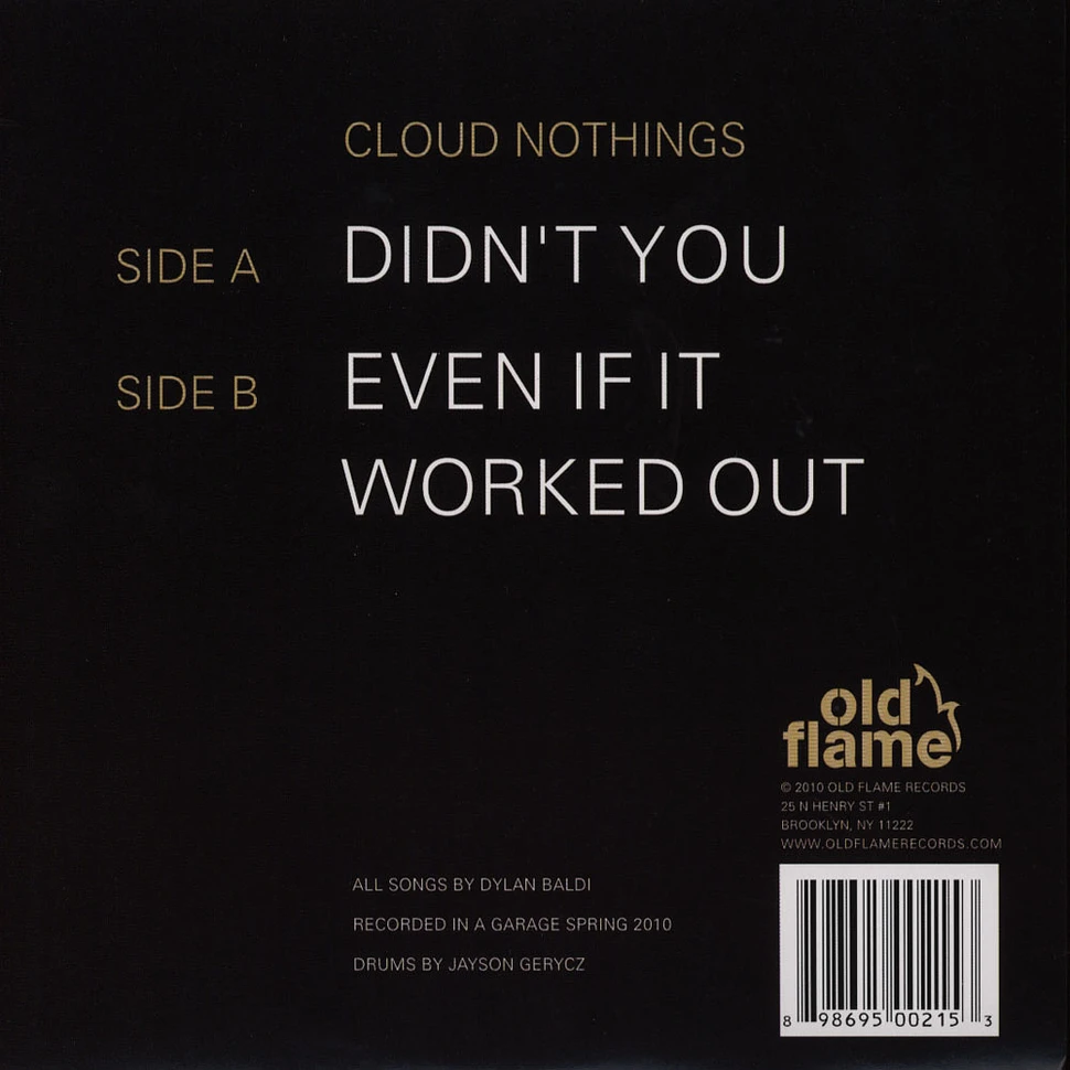 Cloud Nothings - Didn't You
