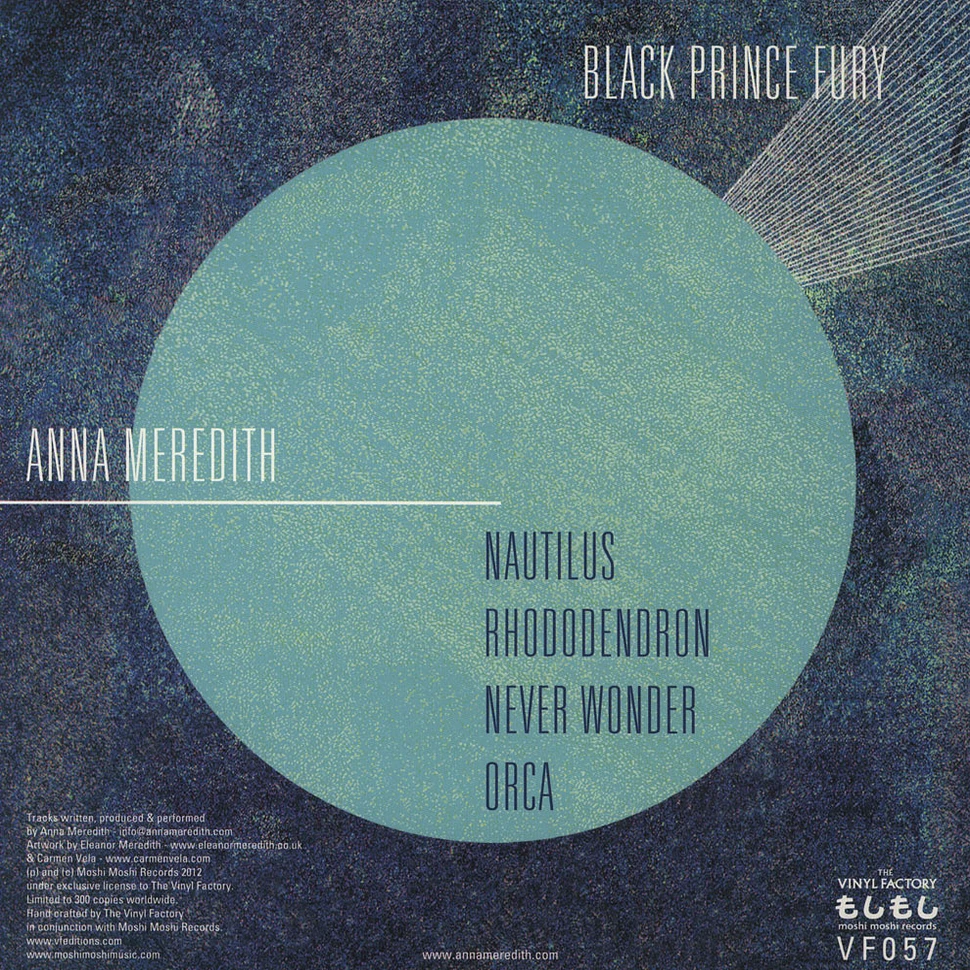 Anna Meredith - Black Prince Fury