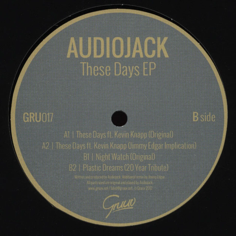 Audiojack / Jimmy Edgar - These Days EP