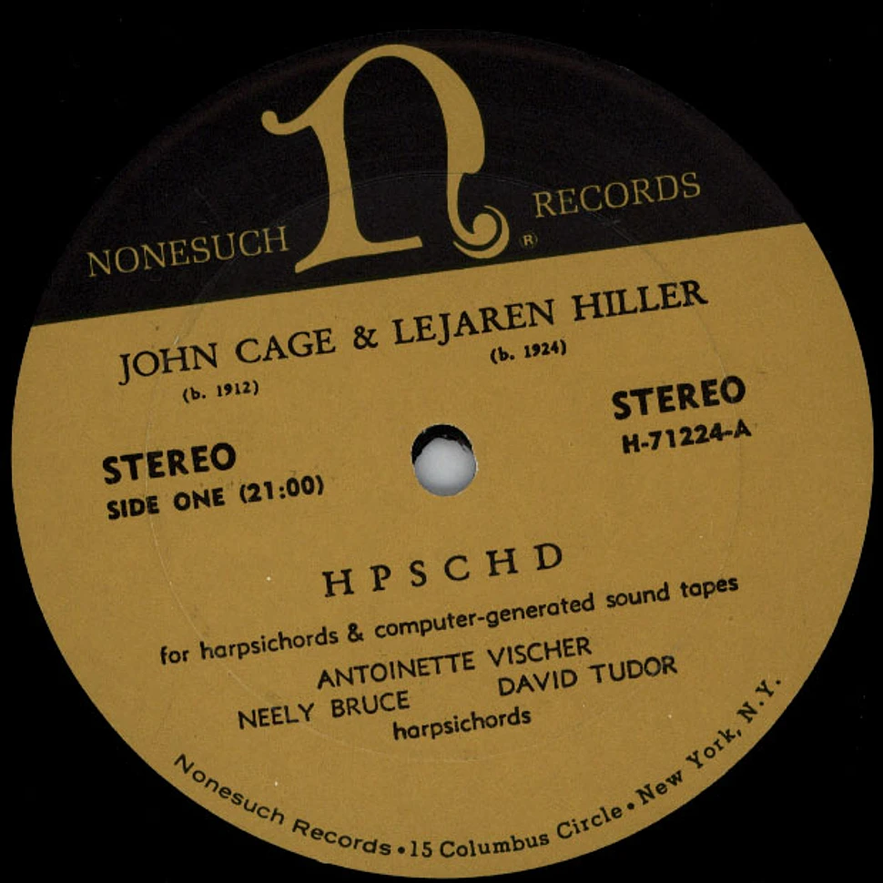 John Cage & Lejaren Hiller / Ben Johnston - HPSCHD / String Quartet No. 2