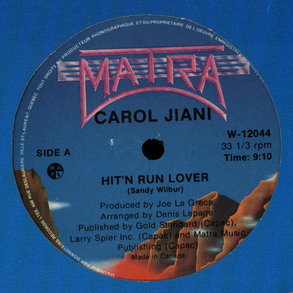 Carol Jiani - Hit n run lover
