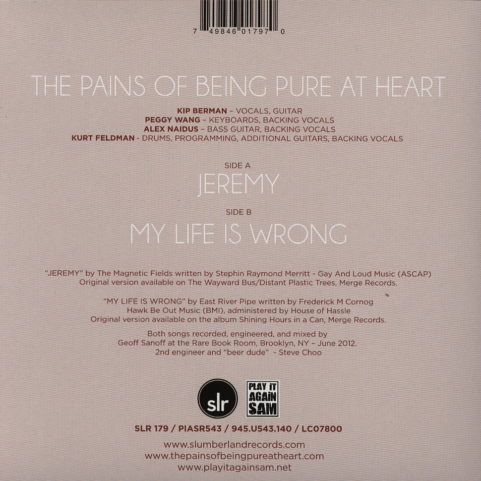 The Pains Of Being Pure At Heart - Jeremy