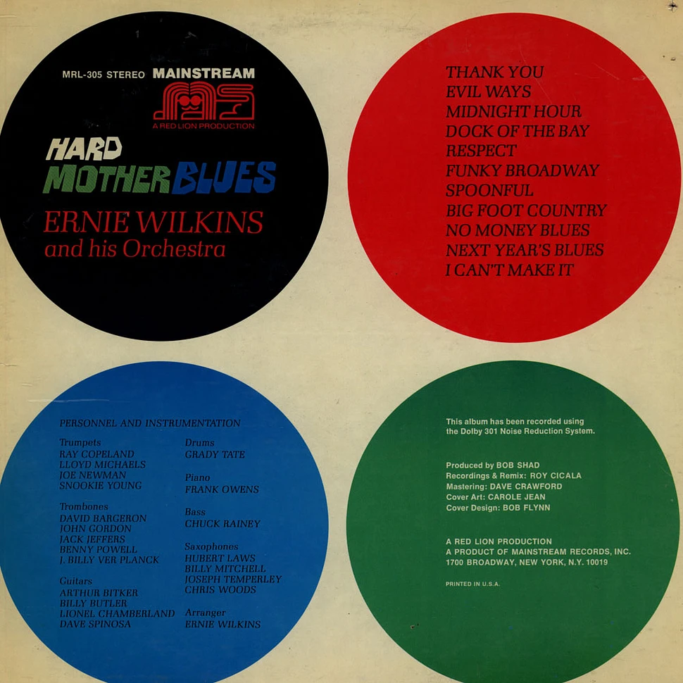 The Ernie Wilkins Orchestra - Hard Mother Blues