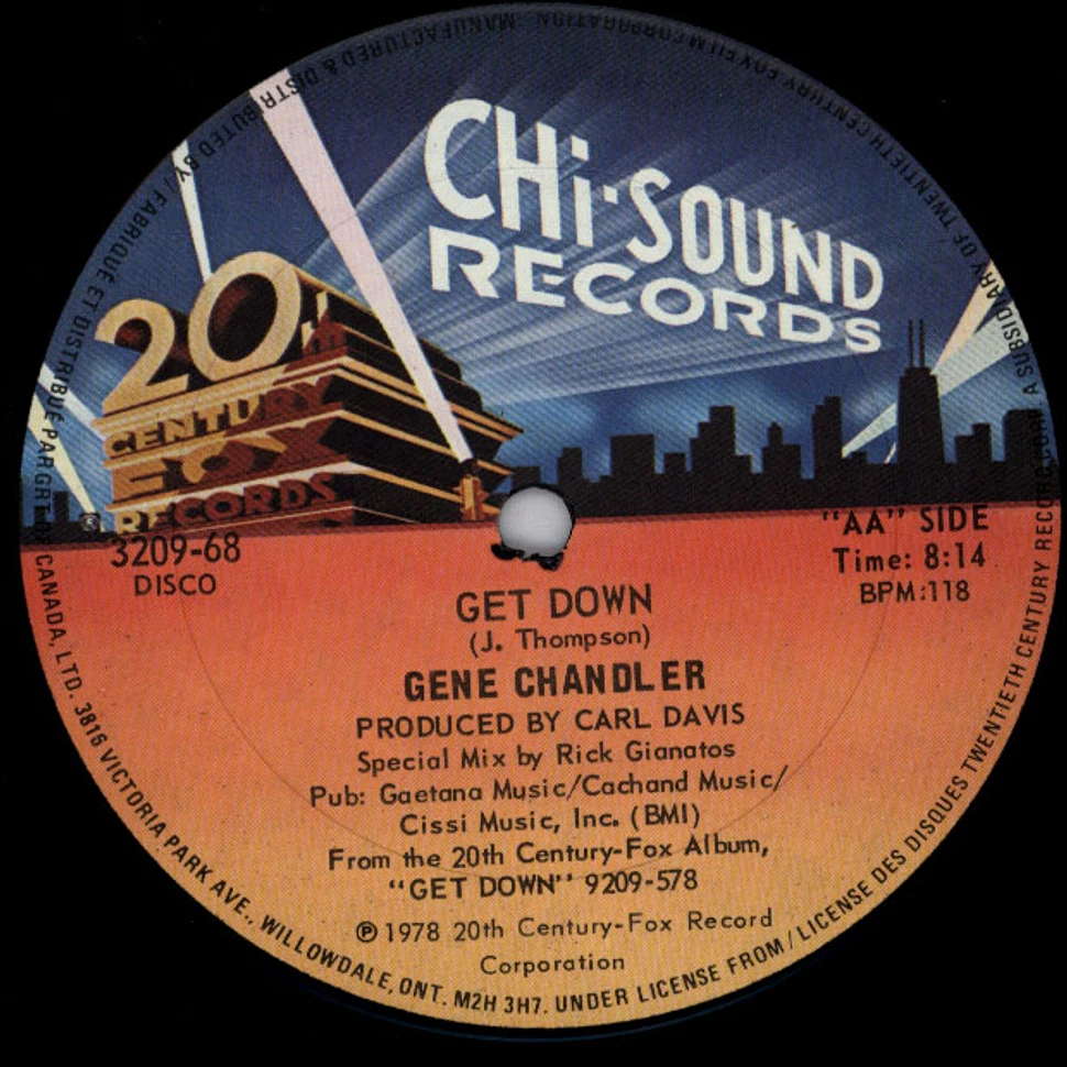 Gene Chandler - Get Down (Special Mix)
