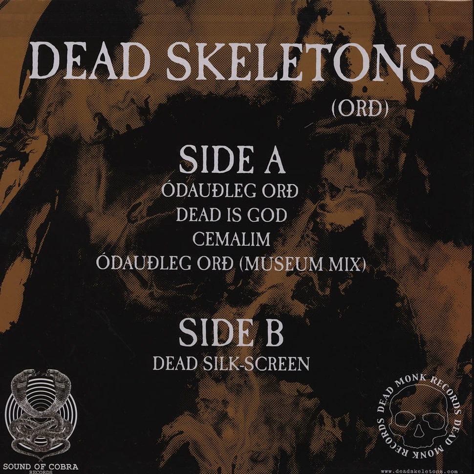 Dead Skeletons - Orð