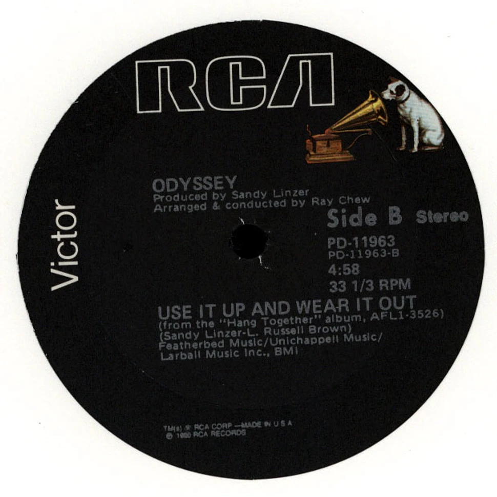 Odyssey - Don't Tell Me, Tell Her / Use It Up And Wear It Out