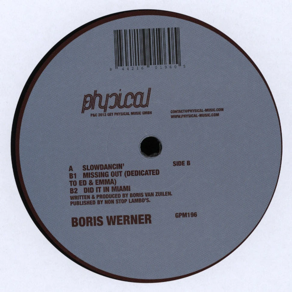 Boris Werner - Slowdancin'
