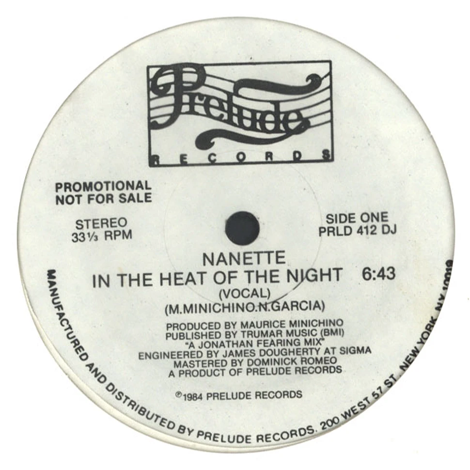 Nanette - In The Heat Of The Night