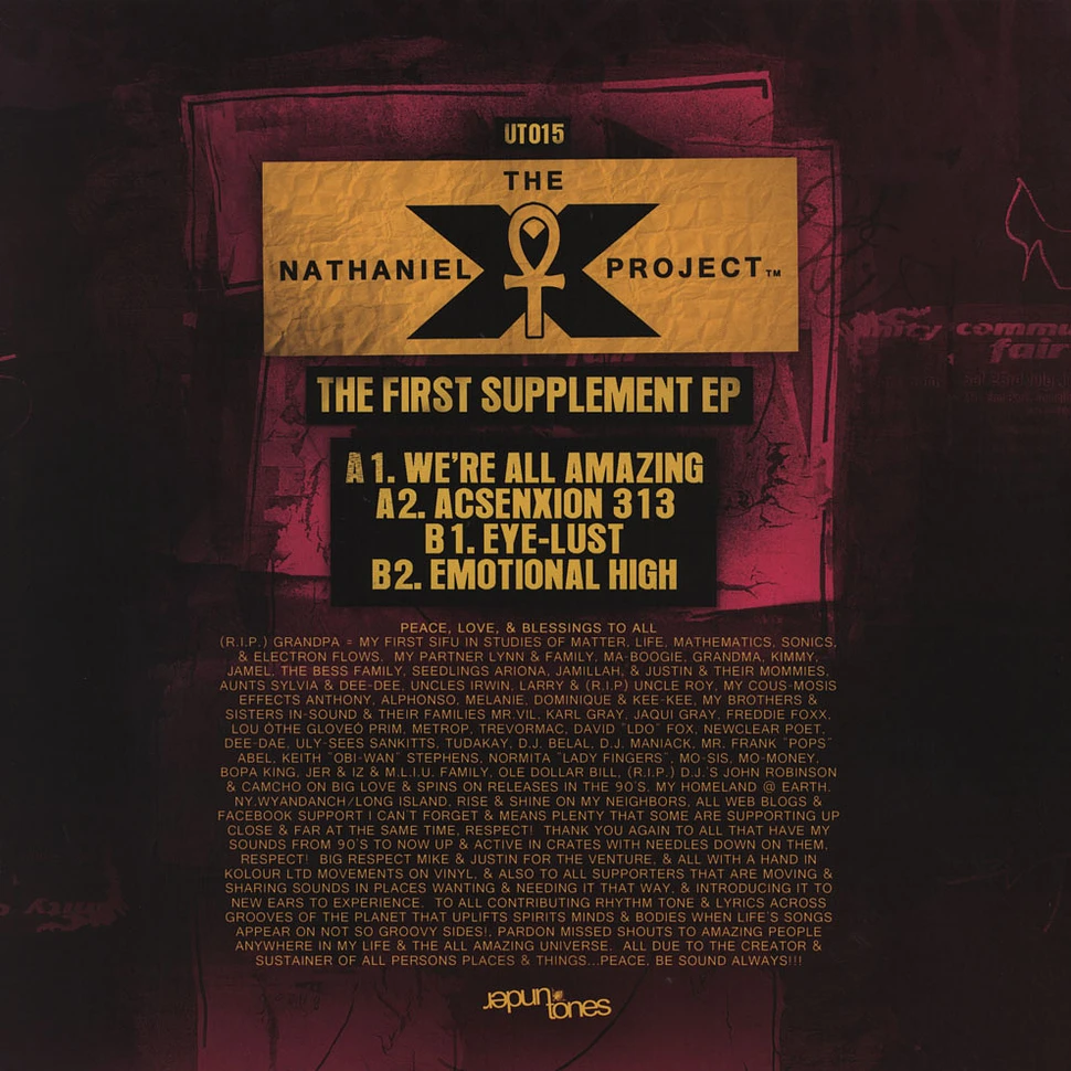 Nathaniel X Project, The - The First Supplement EP