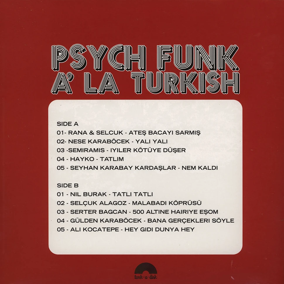 V.A. - Psych Funk Á La Turkish Volume 2