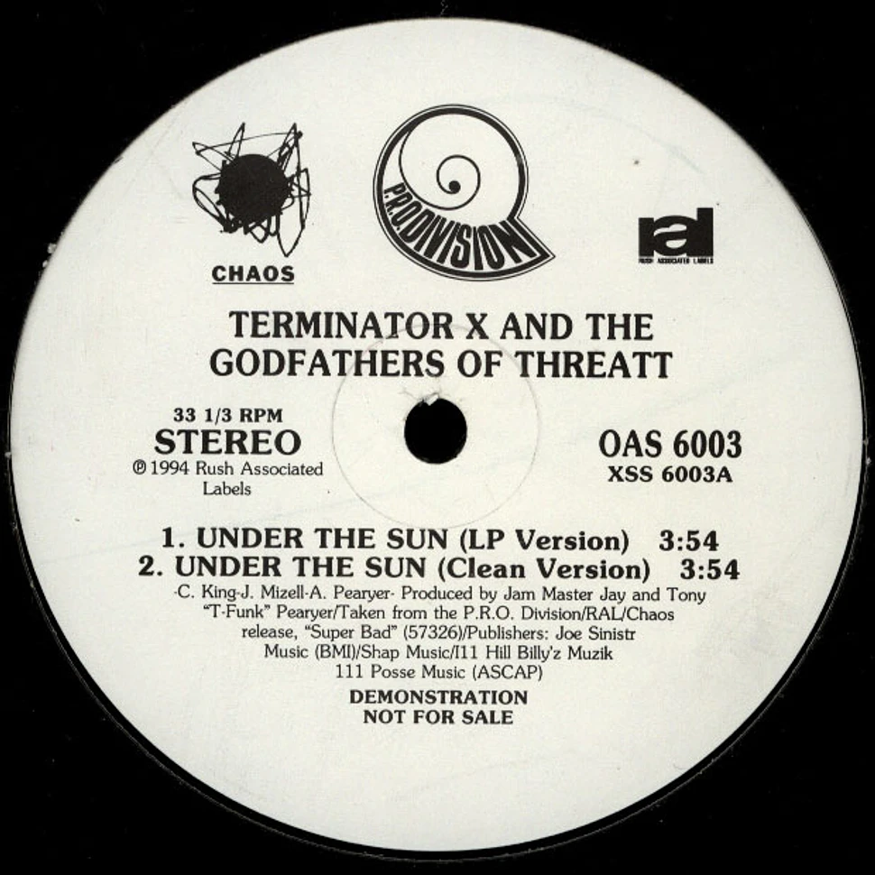 Terminator X And The Godfathers Of Threatt - Under The Sun / Krunchtime