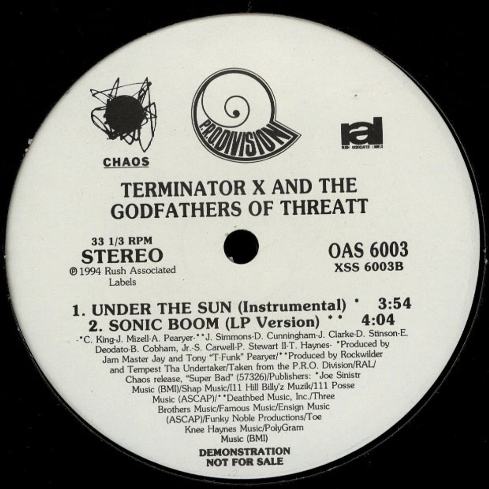 Terminator X And The Godfathers Of Threatt - Under The Sun / Krunchtime