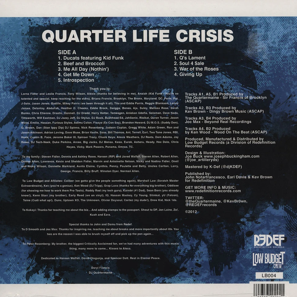 Quartermaine - Quarter Life Crisis
