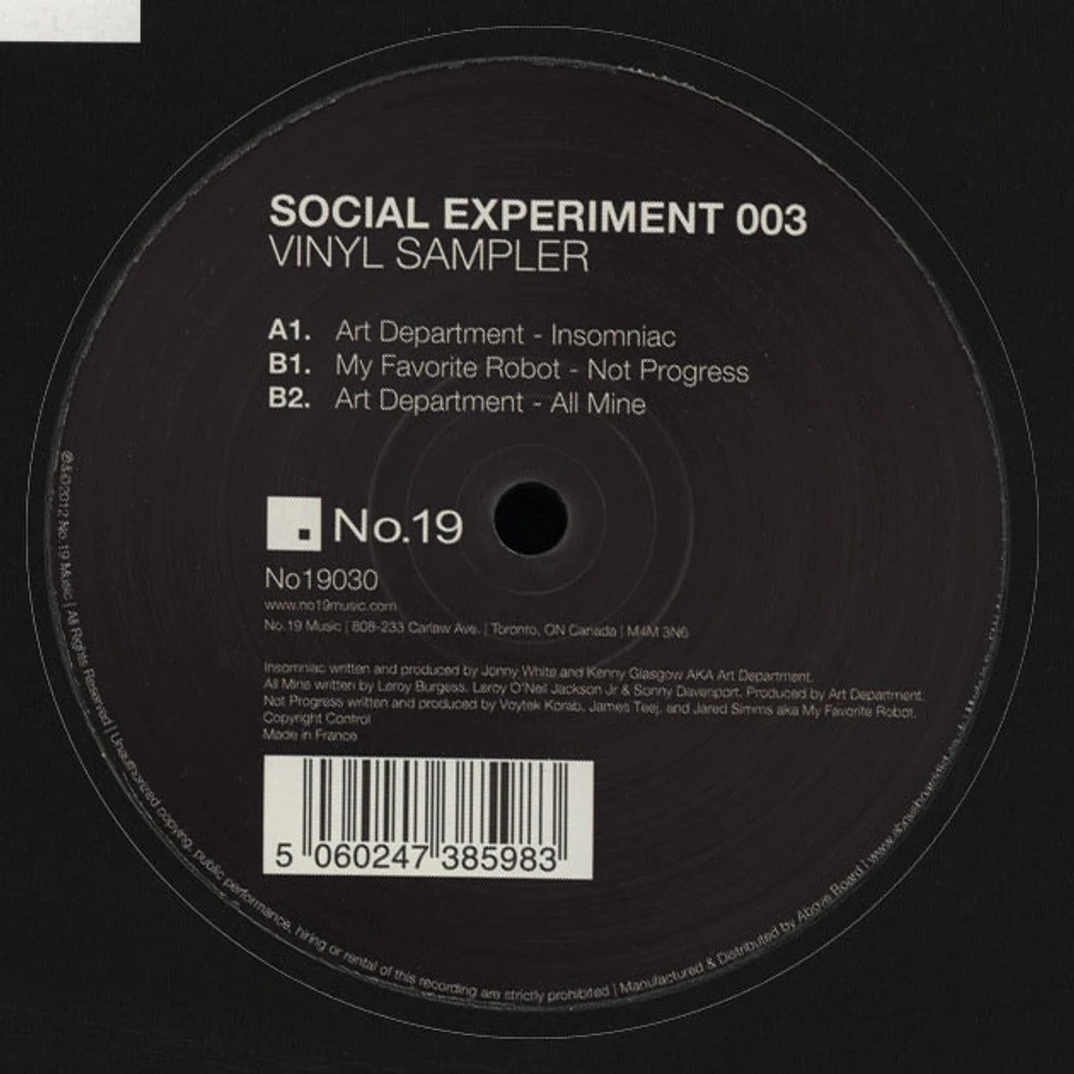 V.A. - Social Experiment Sampler