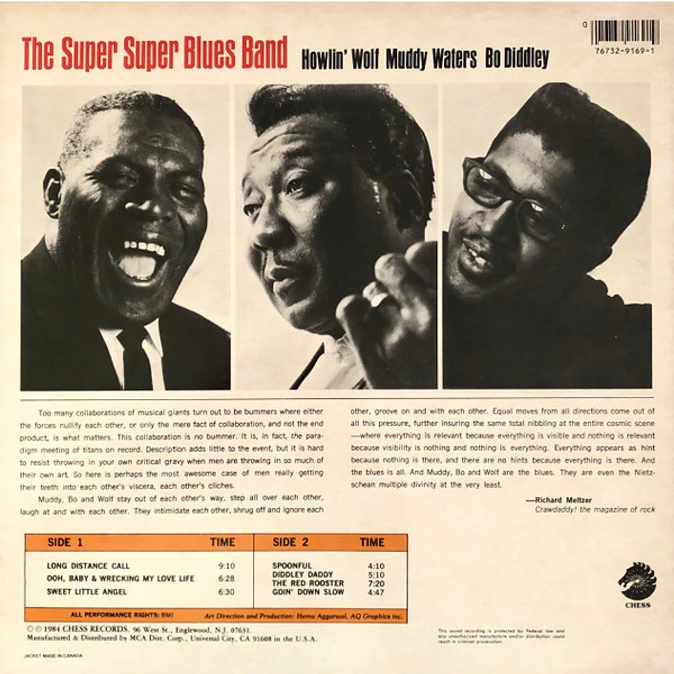 Howlin' Wolf, Muddy Waters & Bo Diddley - The Super Super Blues Band