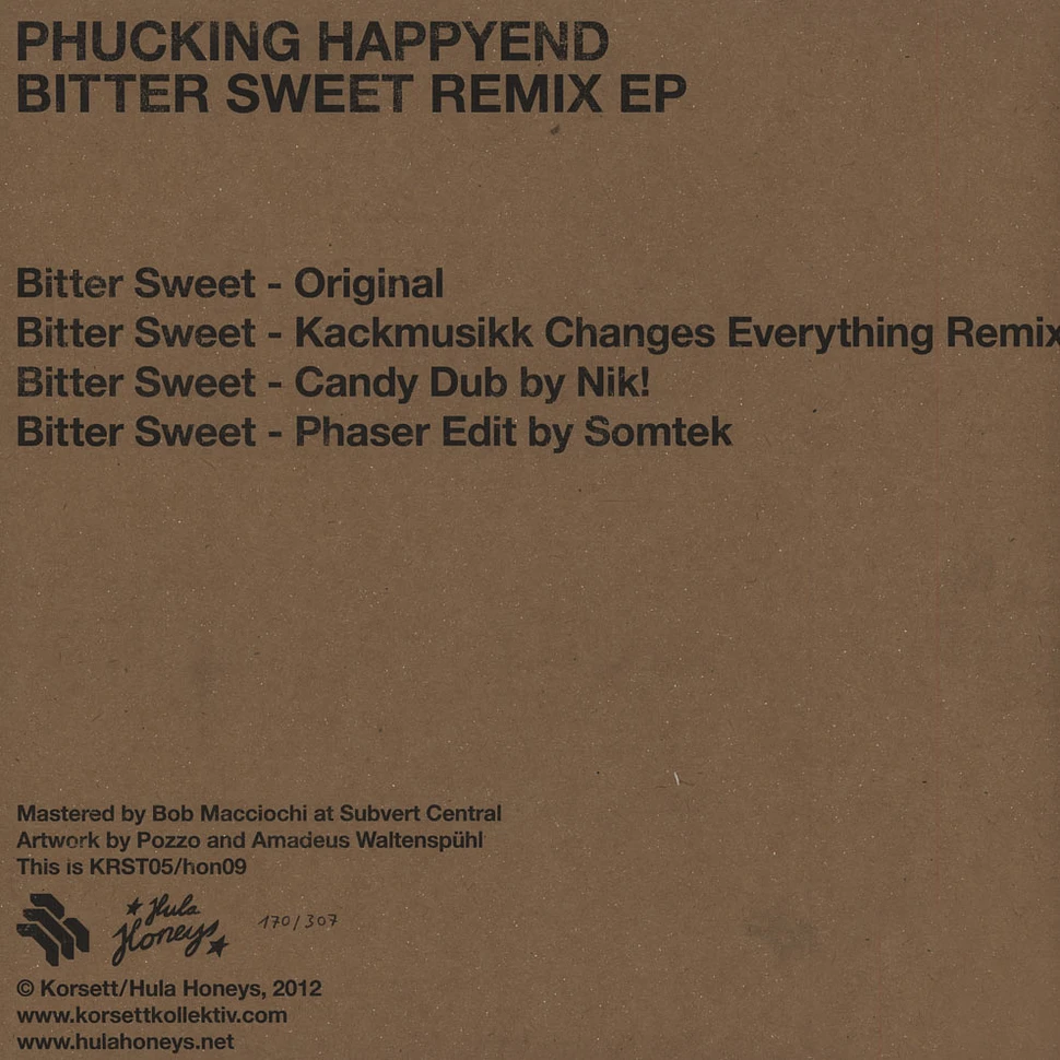 Phucking Happyend - Bitter Sweet Remix EP