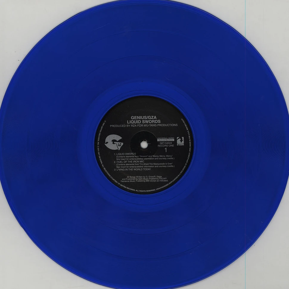 Genius / GZA - Liquid Swords Blue Vinyl Edition