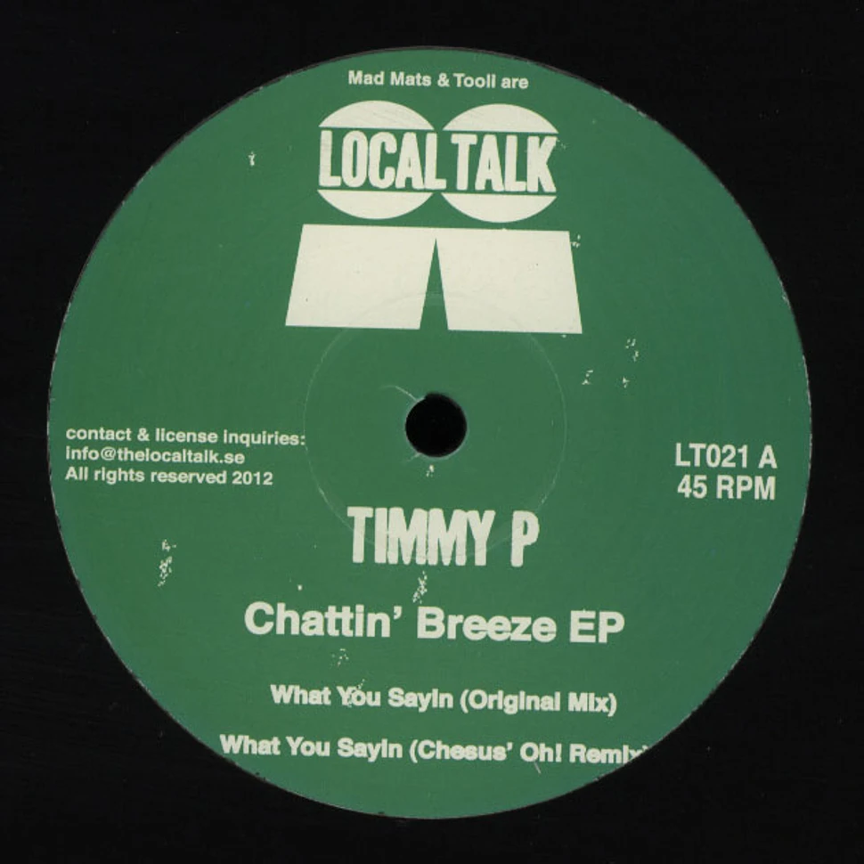 Timmy P - Chattin' Breeze EP